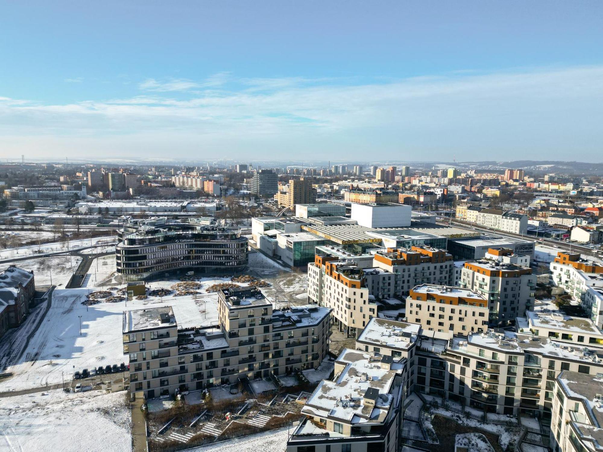 Bnb New Beautiful Apartment In The Center Of Ostrava With Option Garage Parking מראה חיצוני תמונה