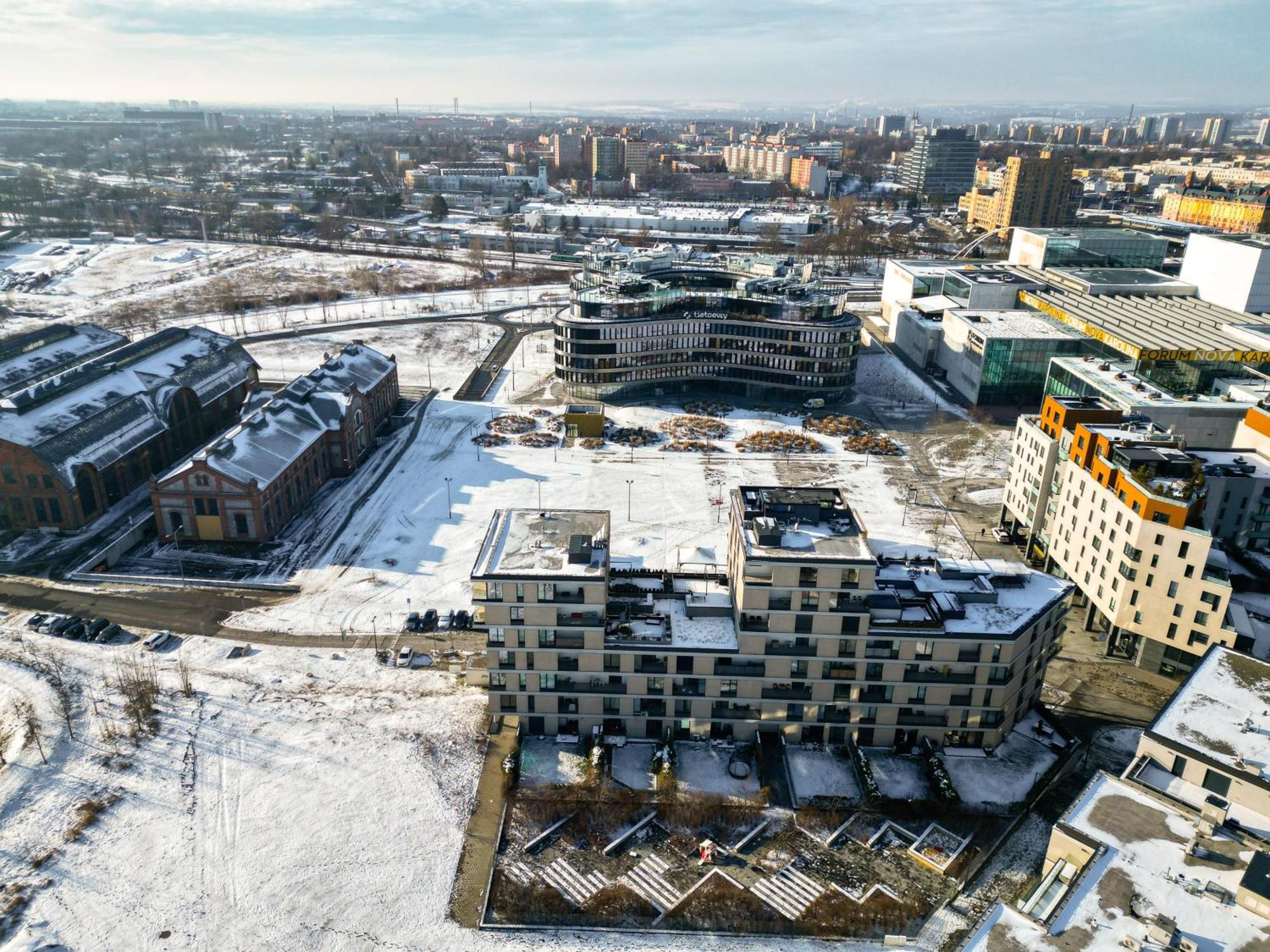 Bnb New Beautiful Apartment In The Center Of Ostrava With Option Garage Parking מראה חיצוני תמונה