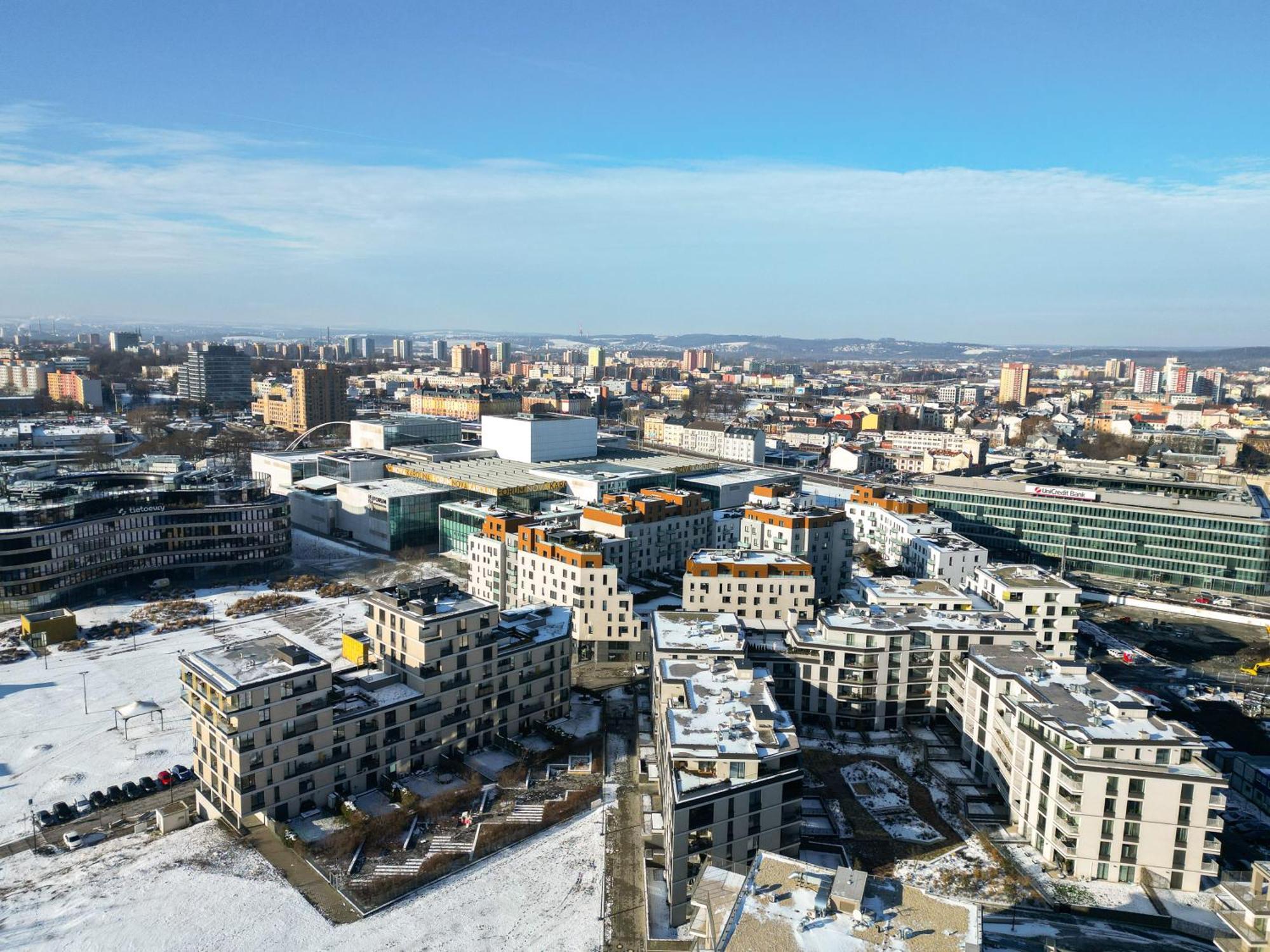 Bnb New Beautiful Apartment In The Center Of Ostrava With Option Garage Parking מראה חיצוני תמונה